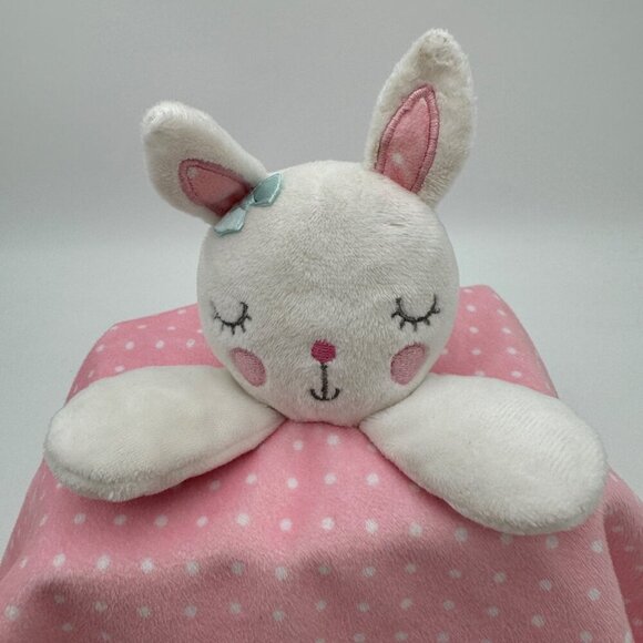 Circo Plush Bunny Rabbit Plush Lovey Security Blanket Baby Sleeping Satin Pink - Picture 2 of 9